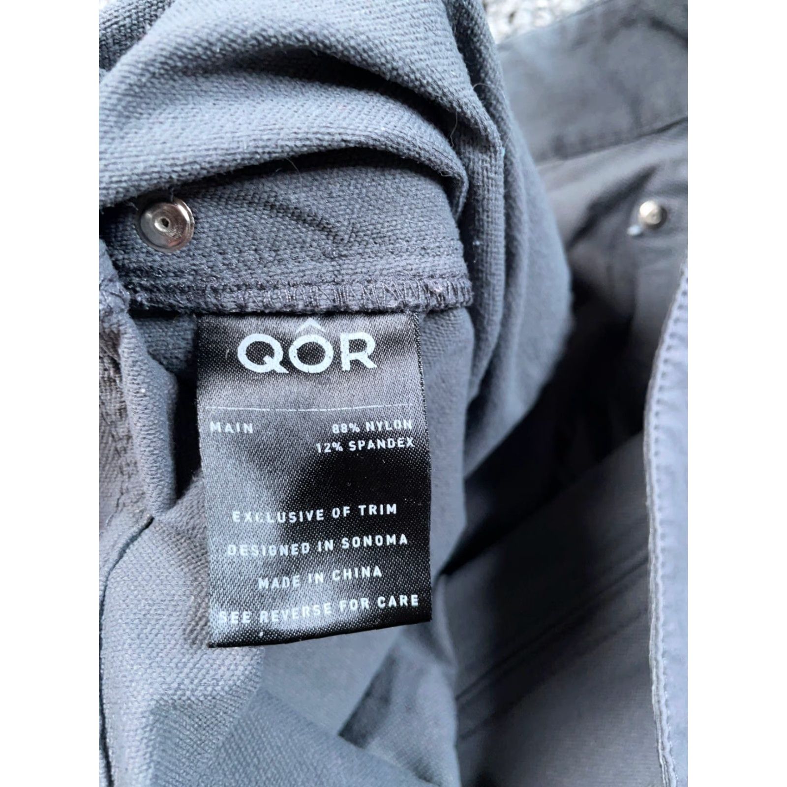 Vintage VINTAGE QOR Men's Chino Pants Casual Lightweight Nylon Spandex Hiking 34 x 33 Gray Size US 34 / EU 50 - 4 Thumbnail
