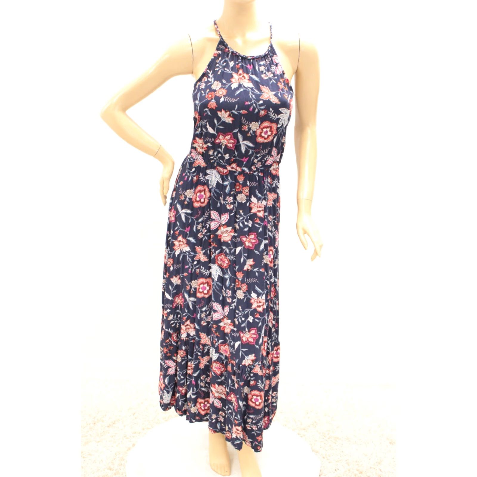 Old Navy Old Navy Waist Defined Dress Womens S Blue Maxi Boho Cottagecore Summer Vacation Size S / US 4 / IT 40 - 6 Thumbnail