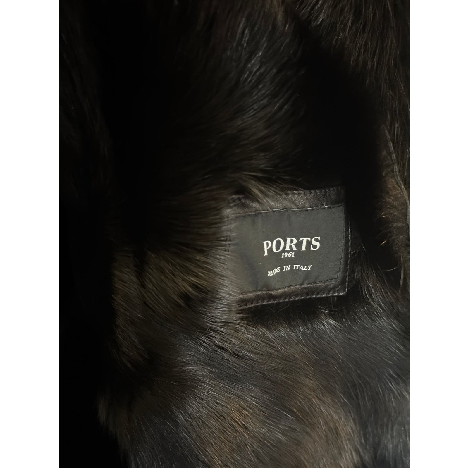Ports 1961 Ports 1961 NWT Black Shearling Coat Size US XL / EU 56 / 4 - 3 Thumbnail