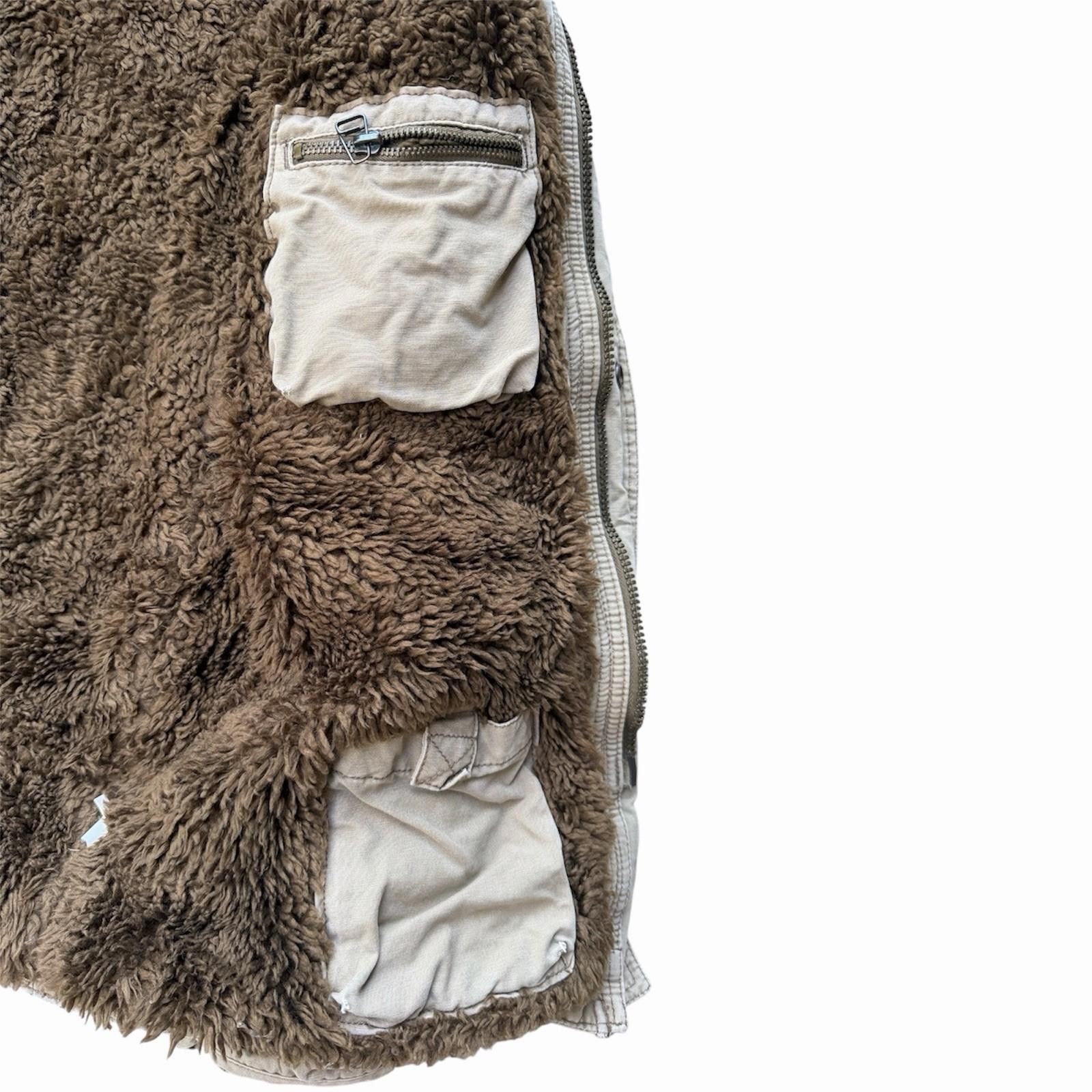 Abercrombie & Fitch Y2K Abercrombie Kids Wilcox Field Jacket Sherpa Cargo XL Size US XL / EU 56 / 4 - 5 Thumbnail