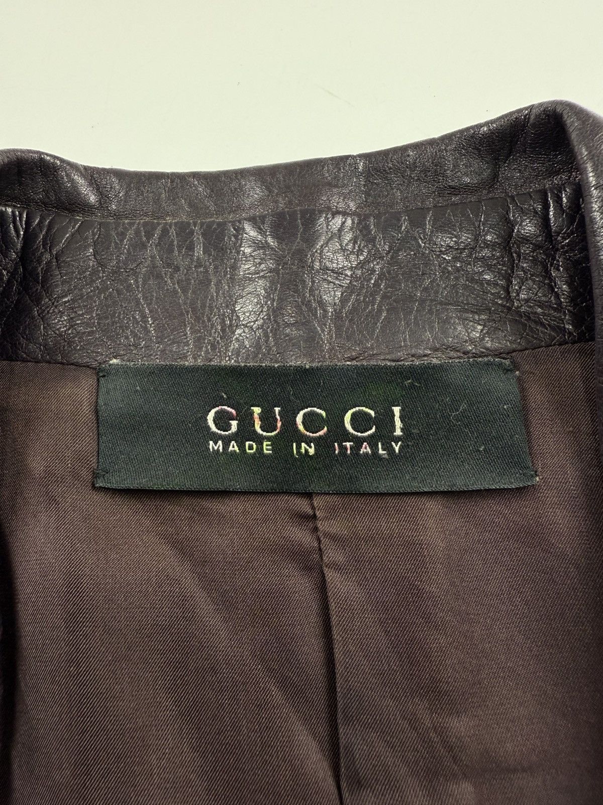Gucci Gucci x Tom Ford Silk Leather Jacket Size US S / EU 44-46 / 1 - 8 Thumbnail