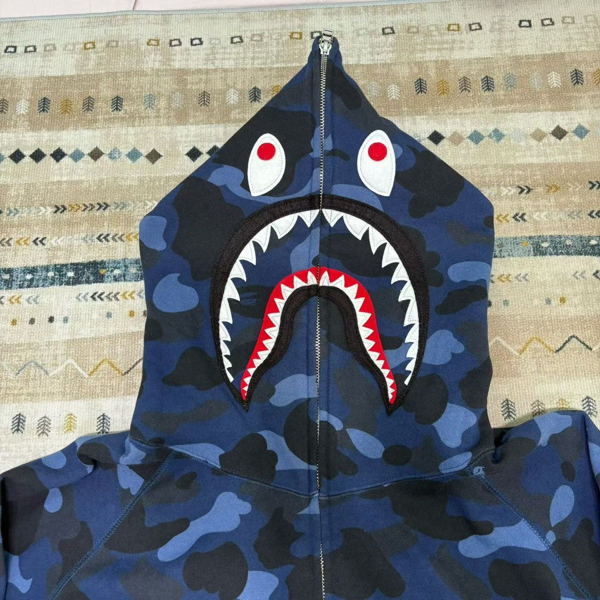 Bape COLOR CAMO SHARK FULL ZIP HOODIE Size US XXL / EU 58 / 5 - 3 Thumbnail