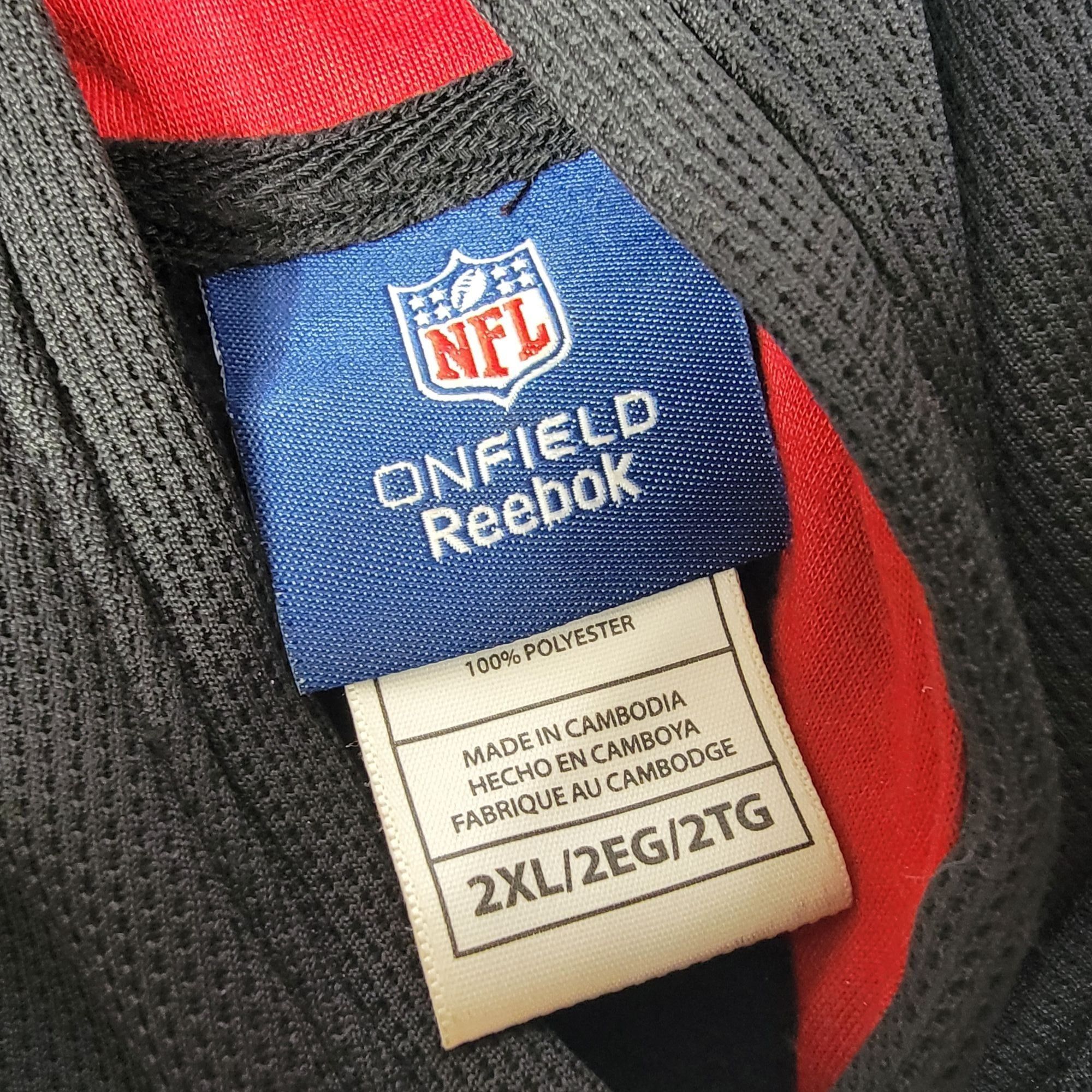 Reebok Reebok Atlanta Falcons Mens 2XL Black Red Hoodie Sweatshirt Size US XXL / EU 58 / 5 - 4 Thumbnail