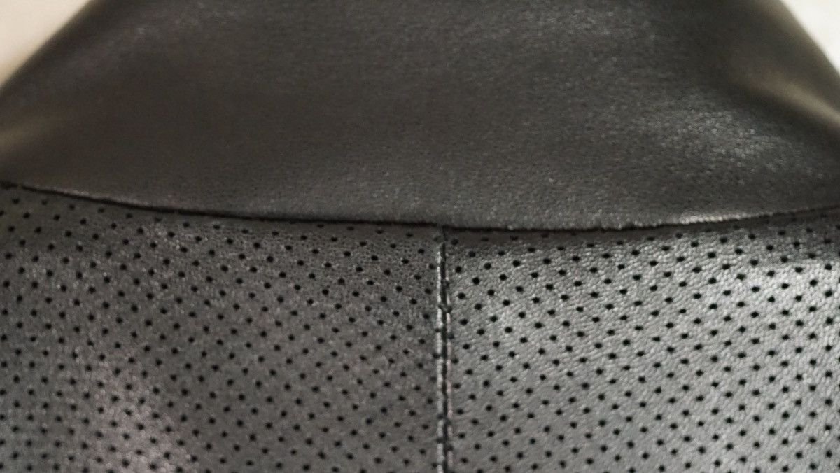 Brioni Brioni Black Perforated Leather Jacket - Size 50 (IT) Size US M / EU 48-50 / 2 - 8 Thumbnail
