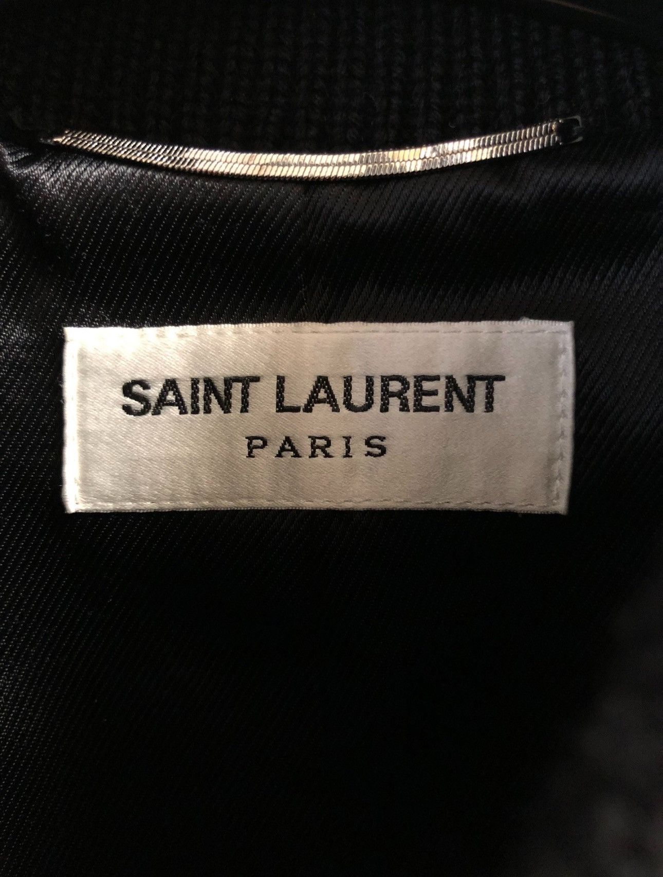 Saint Laurent Paris Saint Laurent Paris Logo Teddy Black Sz. 54 Size US L / EU 52-54 / 3 - 12 Thumbnail
