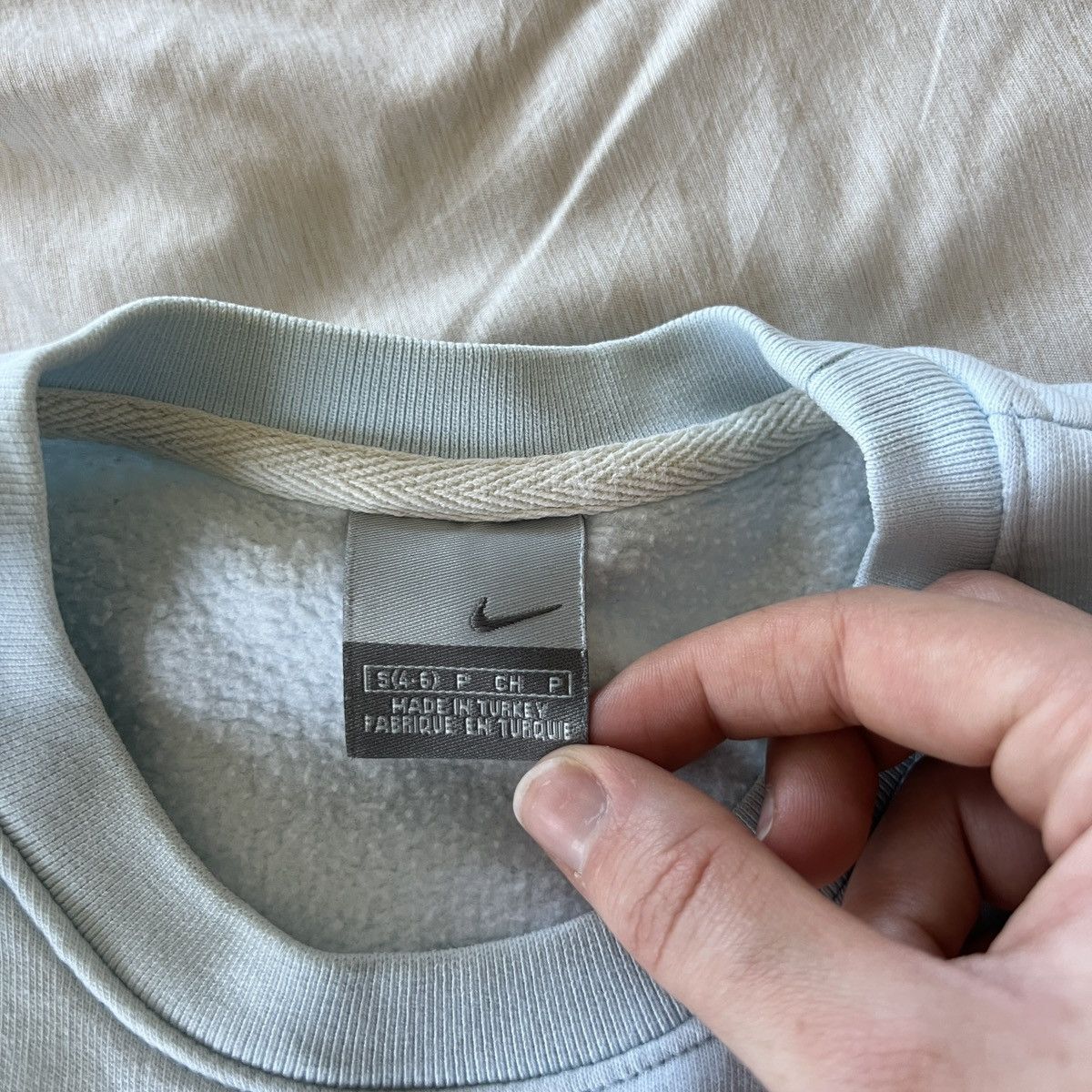 Nike Nike Y2K baby blue crewneck sweatshirt Size S / US 4 / IT 40 - 5 Thumbnail