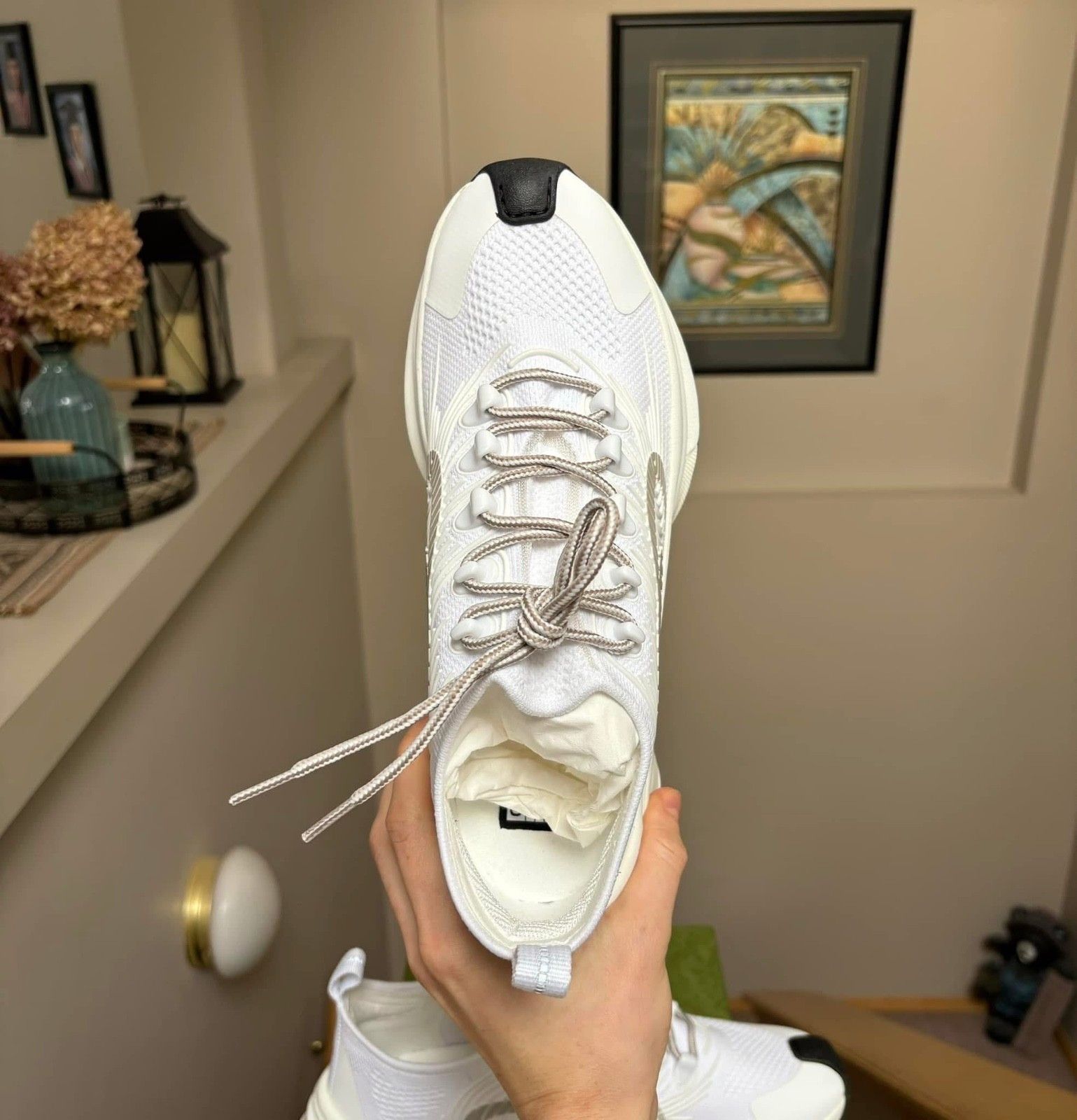 Gucci Gucci White Interlock GG Run Sneakers - $1000 -Brand New - Size US 7.5 / EU 40-41 - 5 Thumbnail