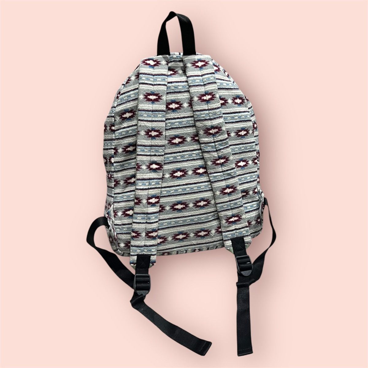 Japanese Brand VINTAGE UNIQLO MICRO FLEECE NORDIC NATIVE BACKPACK/DAYPACK Size ONE SIZE - 11 Thumbnail