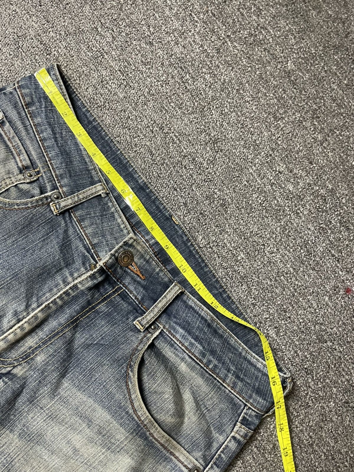 Japanese Brand × Vintage CLOSSHI Japanese Brand Straight Cut Jeans (93) Size US 33 - 5 Thumbnail