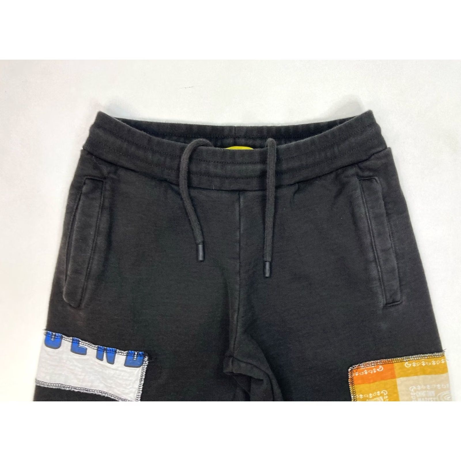 Vintage Chinatown Market Sweatpants Patchwork Jogger Men Small Black Sweatpants Size US 29 - 3 Thumbnail