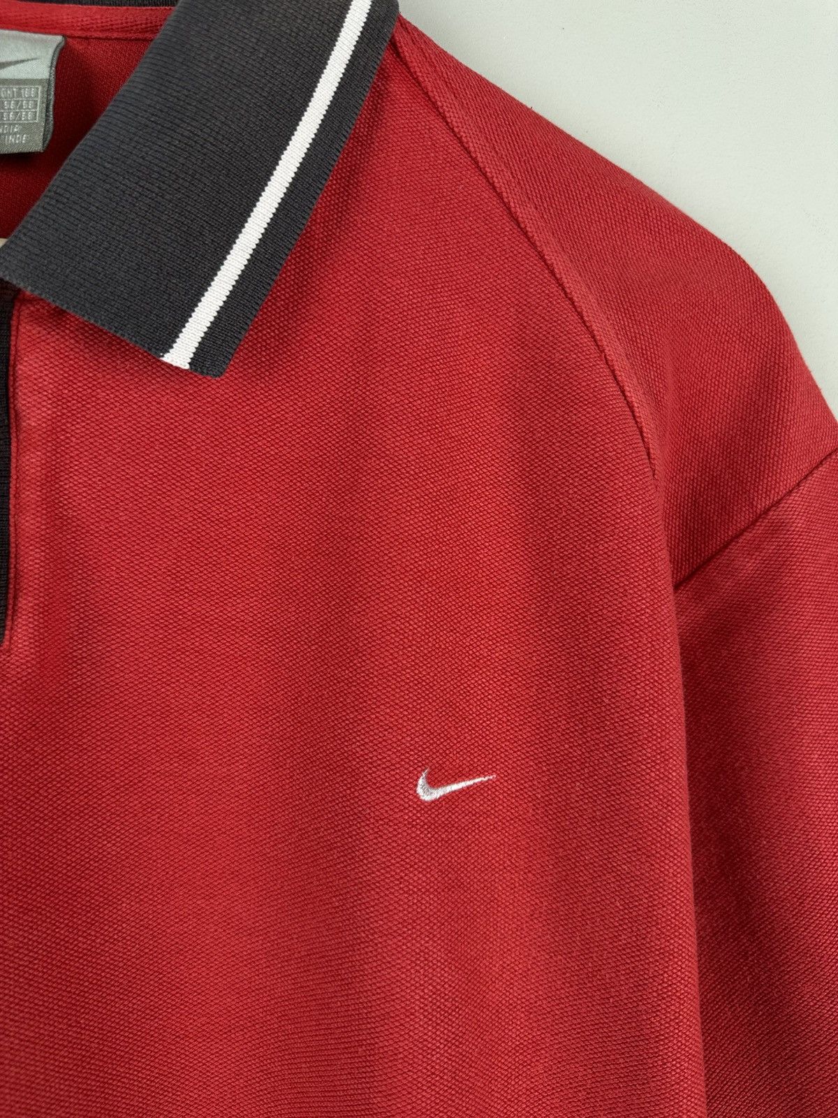 Nike 2000s Vintage Nike Hafl Zip Polo Shirt Oversized Size US XL / EU 56 / 4 - 4 Thumbnail