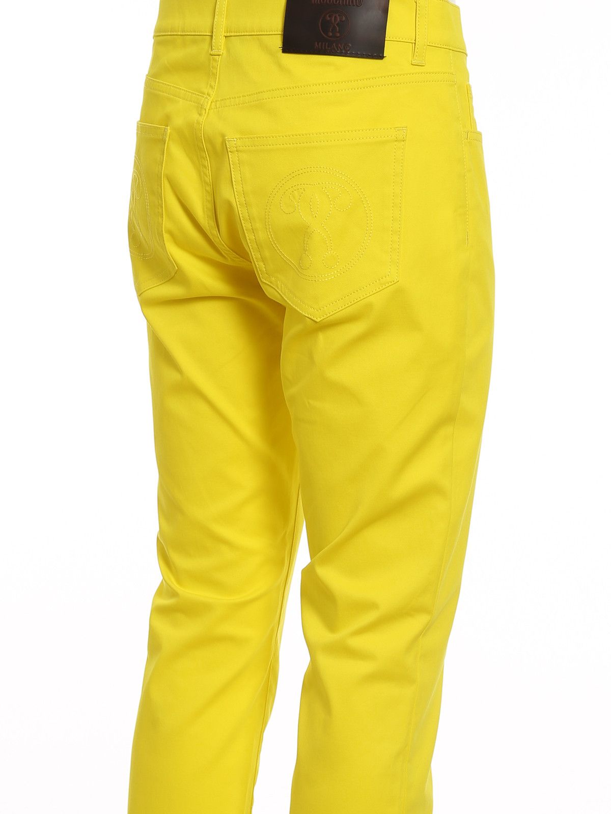 Moschino o1y0225 Casual Pant in Yellow Size US 30 / EU 46 - 3 Thumbnail