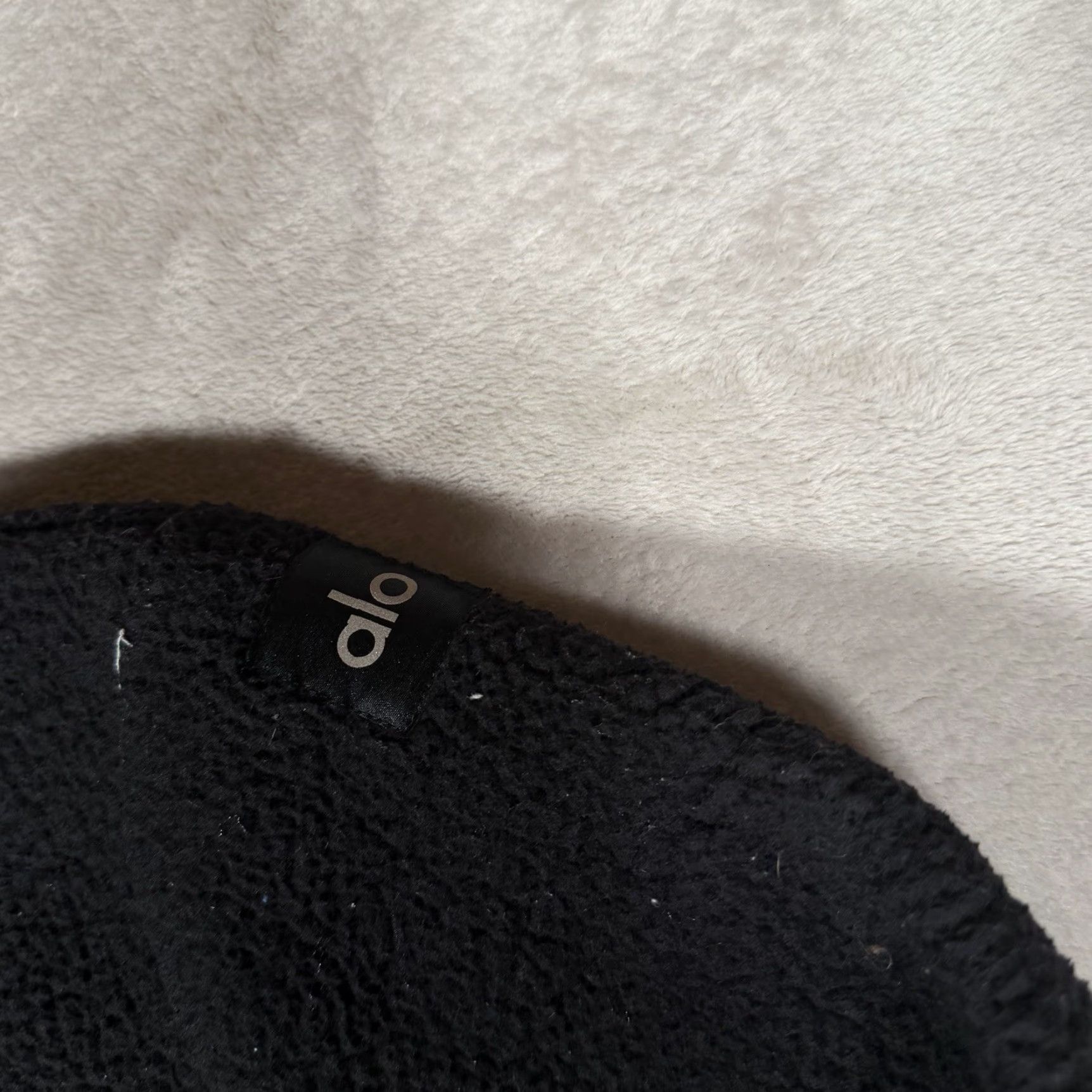 Alo Alo Jazz Jacket Womens Small Black Zip Up Fleece Teddy Cropped Sherpa Outdoors Jacket Size S / US 4 / IT 40 - 3 Thumbnail