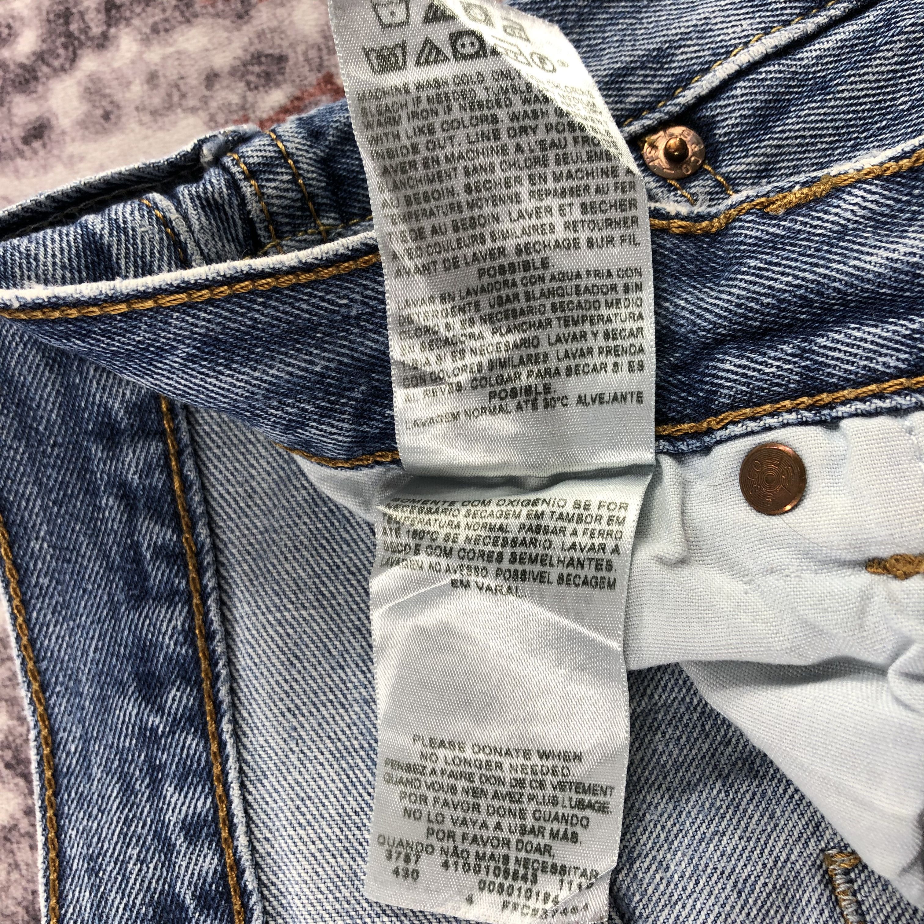 Levi's Vintage Blue Wash Levis 501 Jeans-JM3043 Size US 30 / EU 46 - 13 Thumbnail