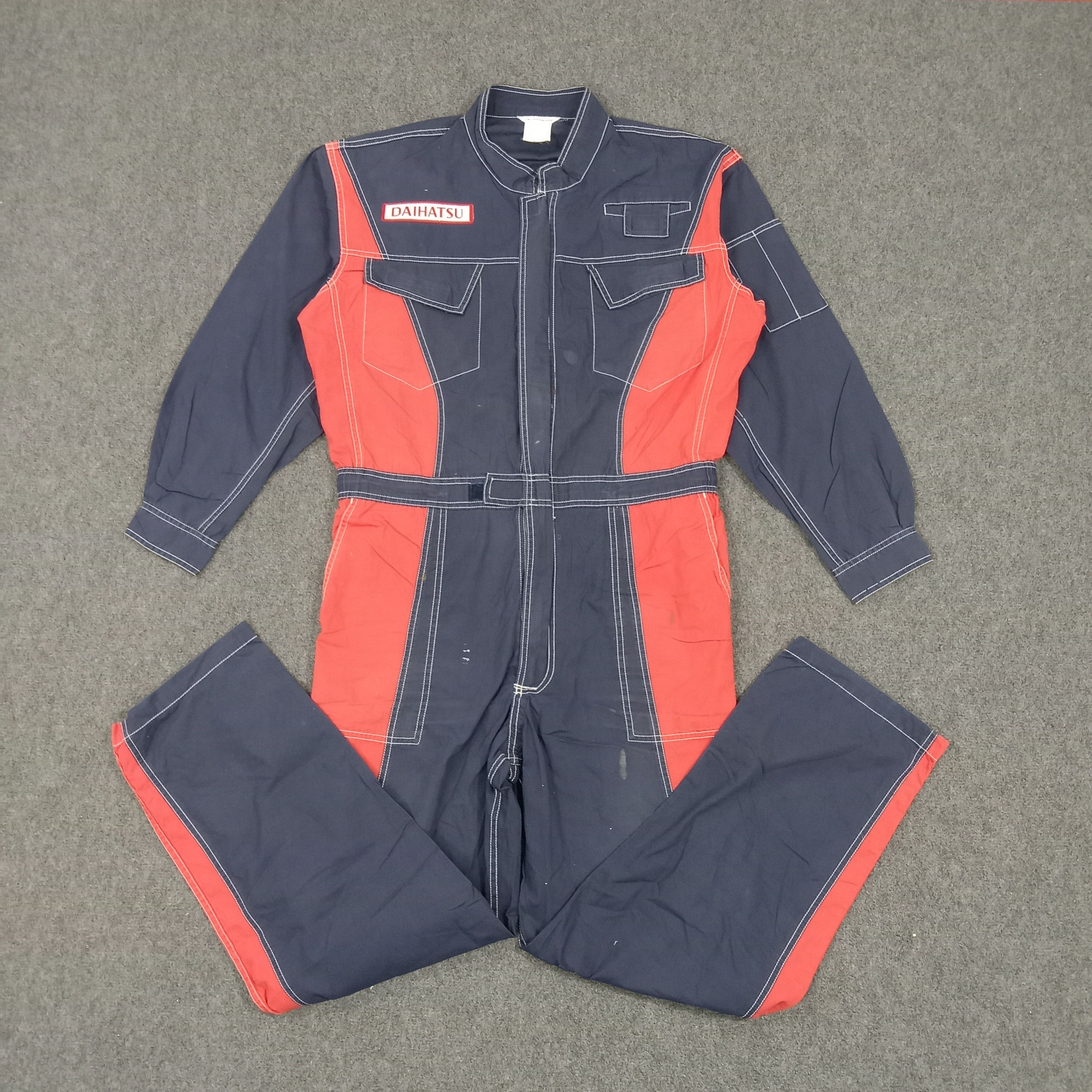 Vintage Daihatsu Japanese Racing Team Coverall Jacket Size US XL / EU 56 / 4 - 4 Thumbnail