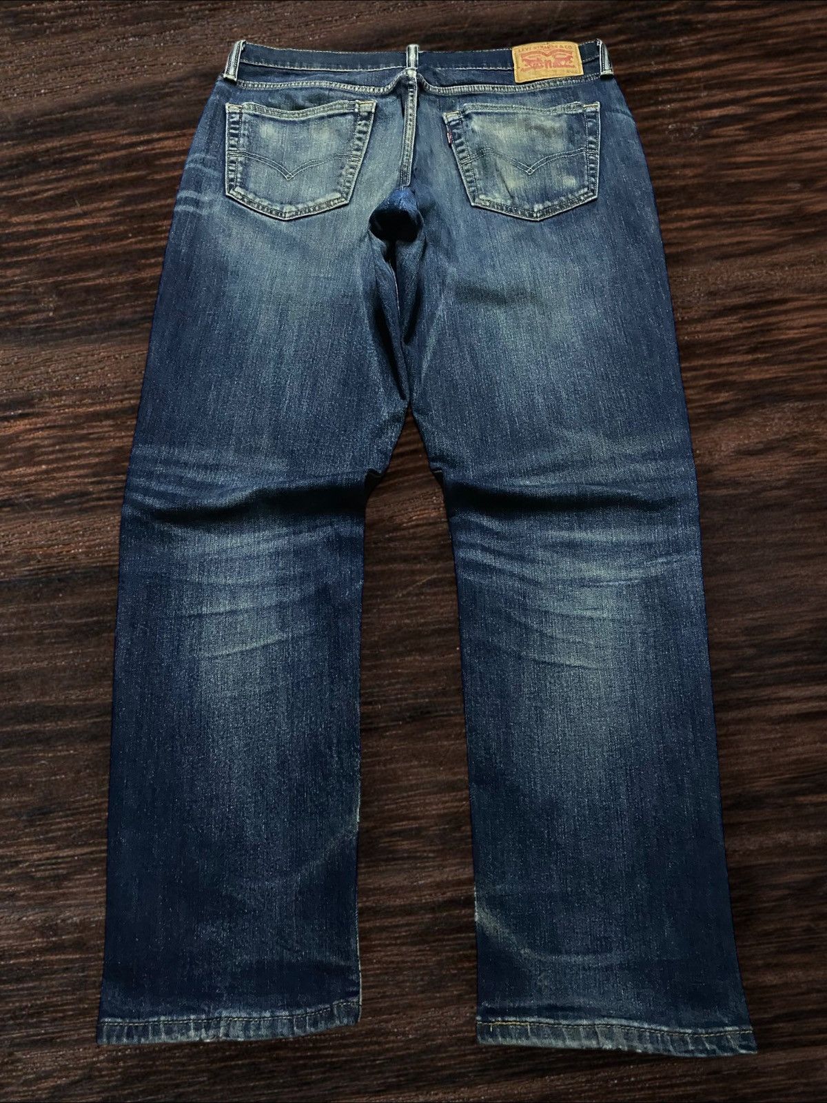 Levi's Vintage Levis 541 Mud Wash Distressed Slim Fit Jeans Size US 34 / EU 50 - 2 Thumbnail