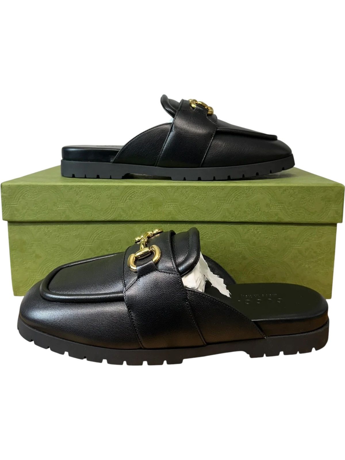 Gucci SS24 Gucci Horsebit Mules Auroville Goat Leather avant garde Size US 8 / EU 41 - 4 Thumbnail