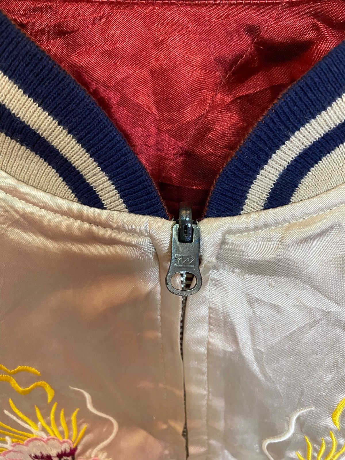 Japanese Brand × Vintage Sukajan reversible jacket satin emboidery logo Size US M / EU 48-50 / 2 - 6 Thumbnail