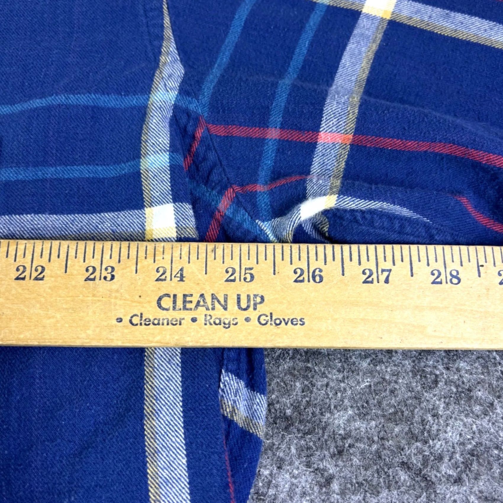 Ralph Lauren VINTAGE Chaps Ralph Lauren Blue Plaid Flannel Shirt XL Long Sleeve Distressed Shirt Size US XL / EU 56 / 4 - 3 Thumbnail