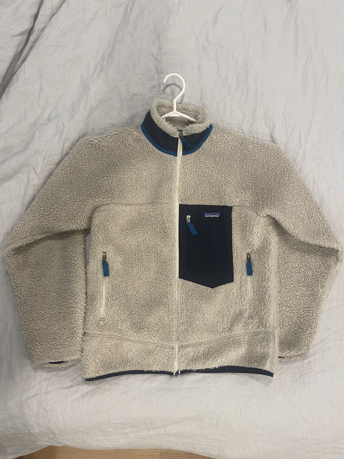 image of Patagonia Fleece Mens Retro X Jacket in White (Size Medium)