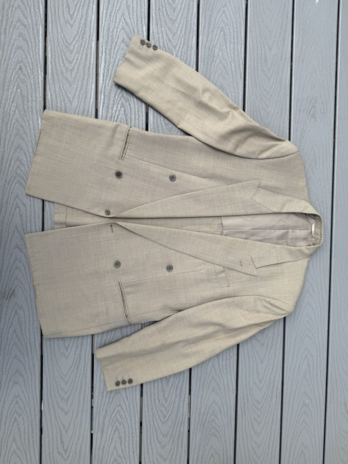 Balenciaga Vintage Balenciaga Double-Breasted Blazer — Japan Market Size 38L - 3 Thumbnail