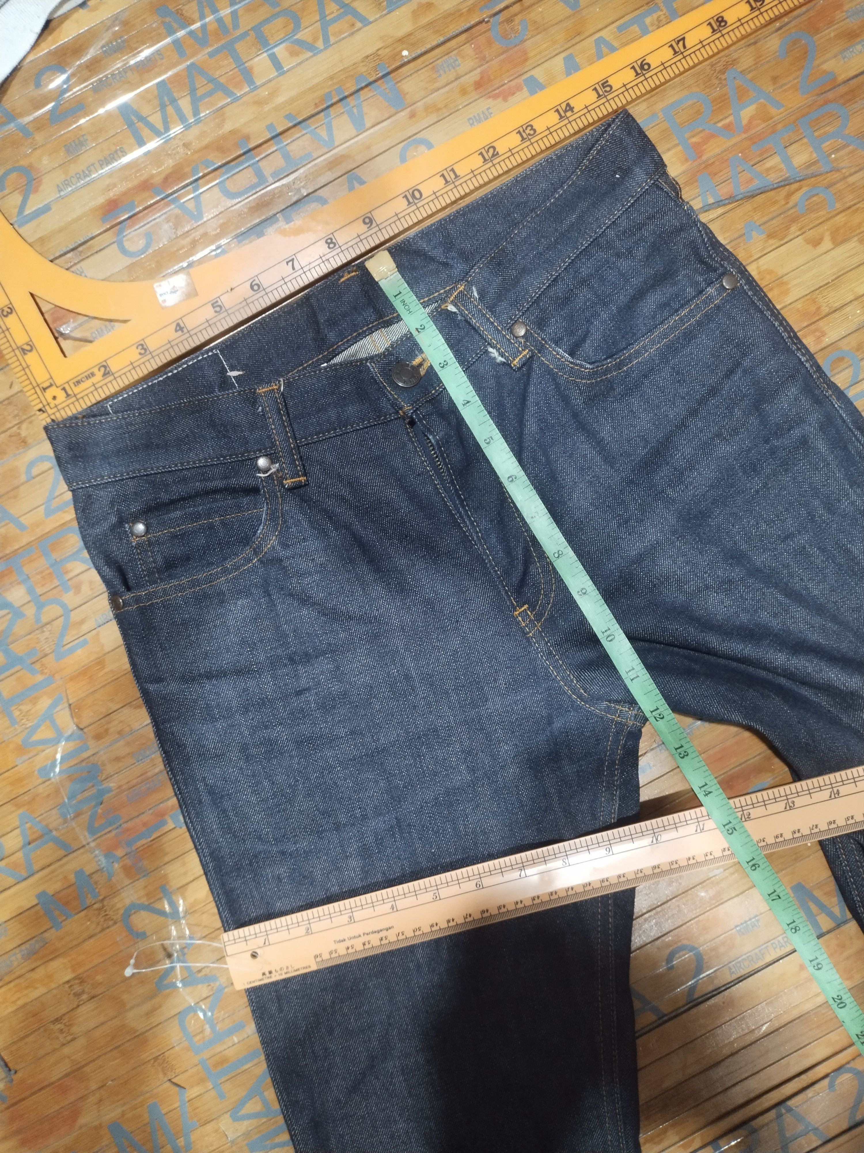 Indigo × Japanese Brand × Vintage Stabilizer gNZ Regular Fit Sz 30" Size US 30 / EU 46 - 4 Thumbnail