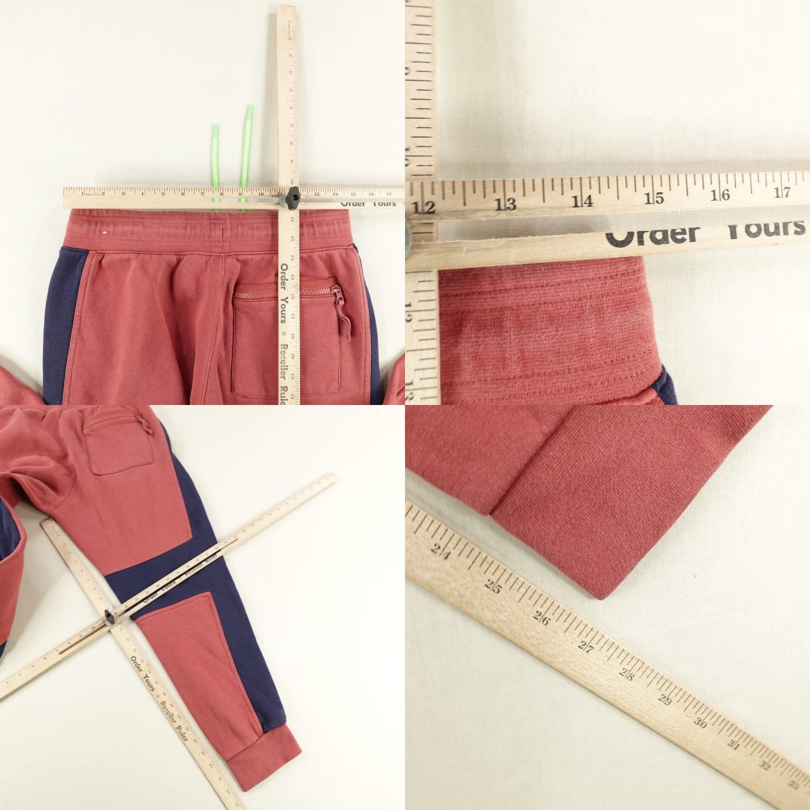 Nike Nike Pants Mens Large Red Air FLC Fleece Joggers Sweatpants Basketball Sweatpants Regular Fit Pockets Cotton Polyester 27in Inseam Size US 29 - 8 Thumbnail