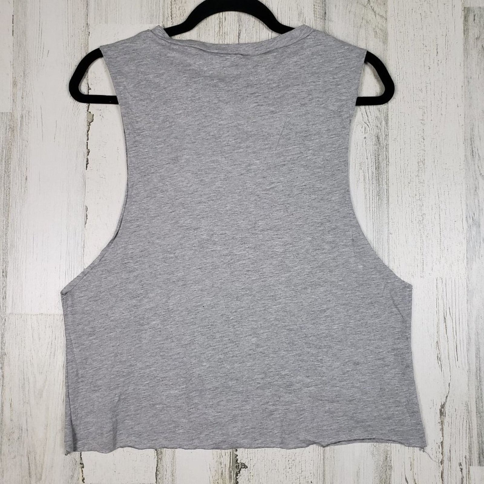 Other NWOT Over The Limit Apparel Gray Sleeveless Muscle Shirt Size M / US 6-8 / IT 42-44 - 8 Thumbnail
