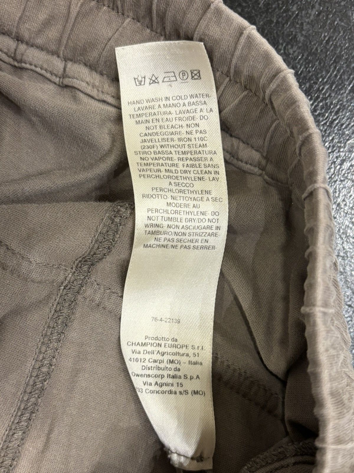 Rick Owens Rick Owens X Champion Prisoner Drawstring Sweatpants Size US 32 / EU 48 - 11 Thumbnail
