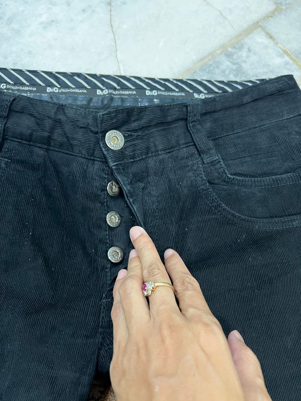Dolce & Gabbana D&G Power Corduroy Pants Size US 33 - 4 Thumbnail