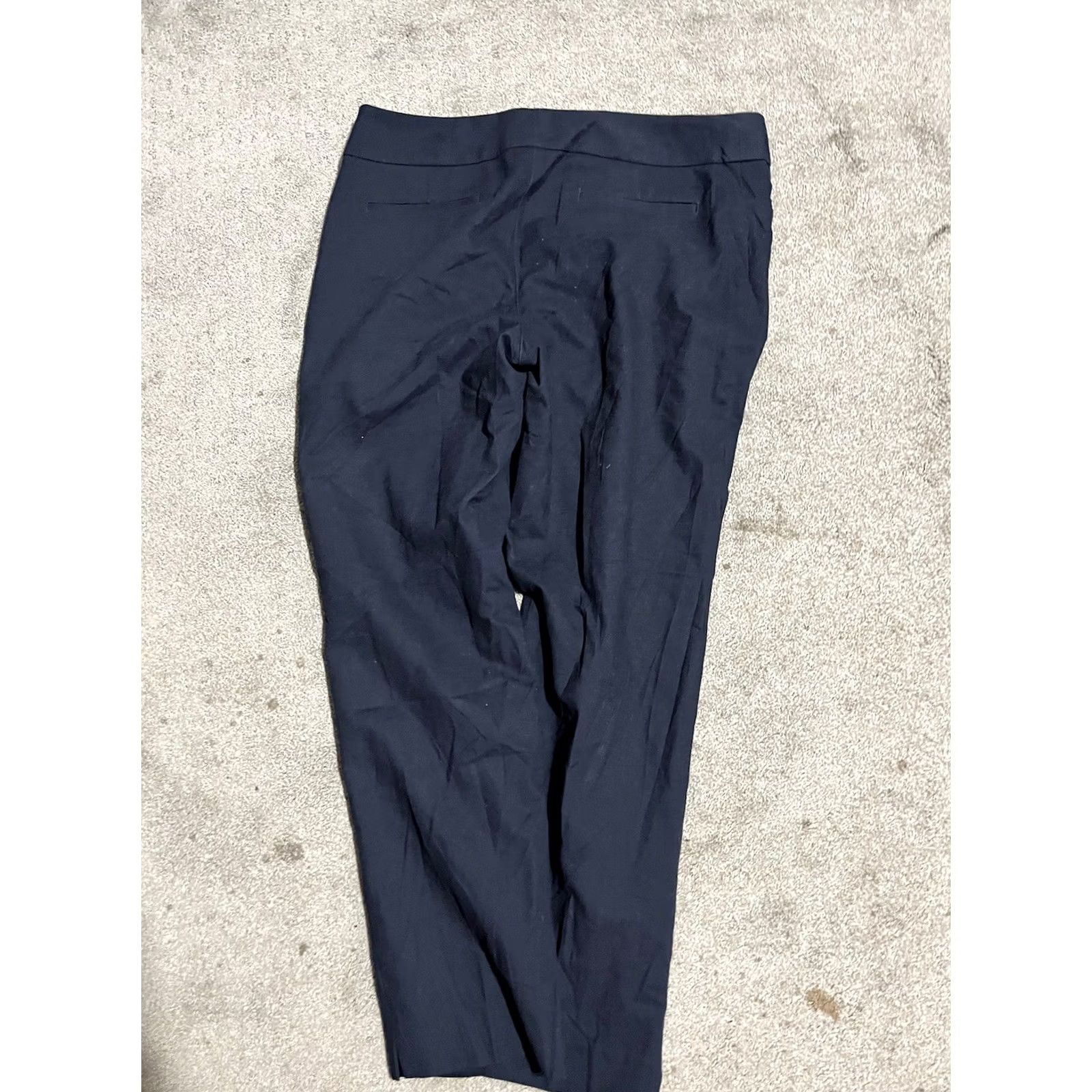 Talbots Talbots Pants Womens 12P Navy Blue Straight Stretch Casual Business Chino Pants Petites Regular Inseam 26in Womens Size 32" / US 10 / IT 46 - 3 Thumbnail