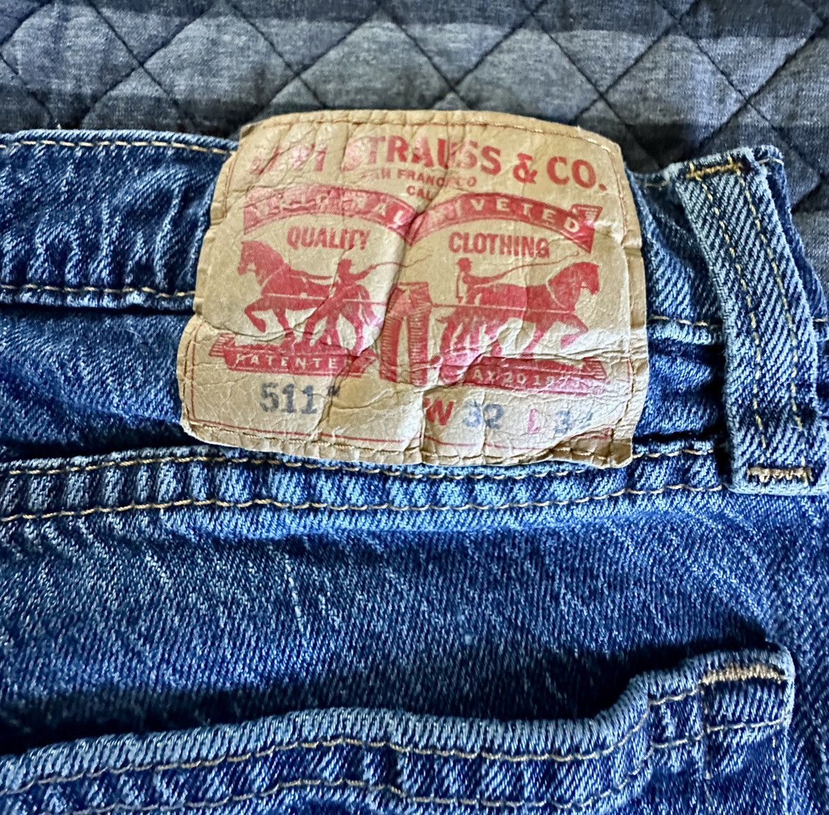 Levi's Levi's Men's 511 Slim Fit 28x30 Jeans Size US 32 / EU 48 - 5 Thumbnail