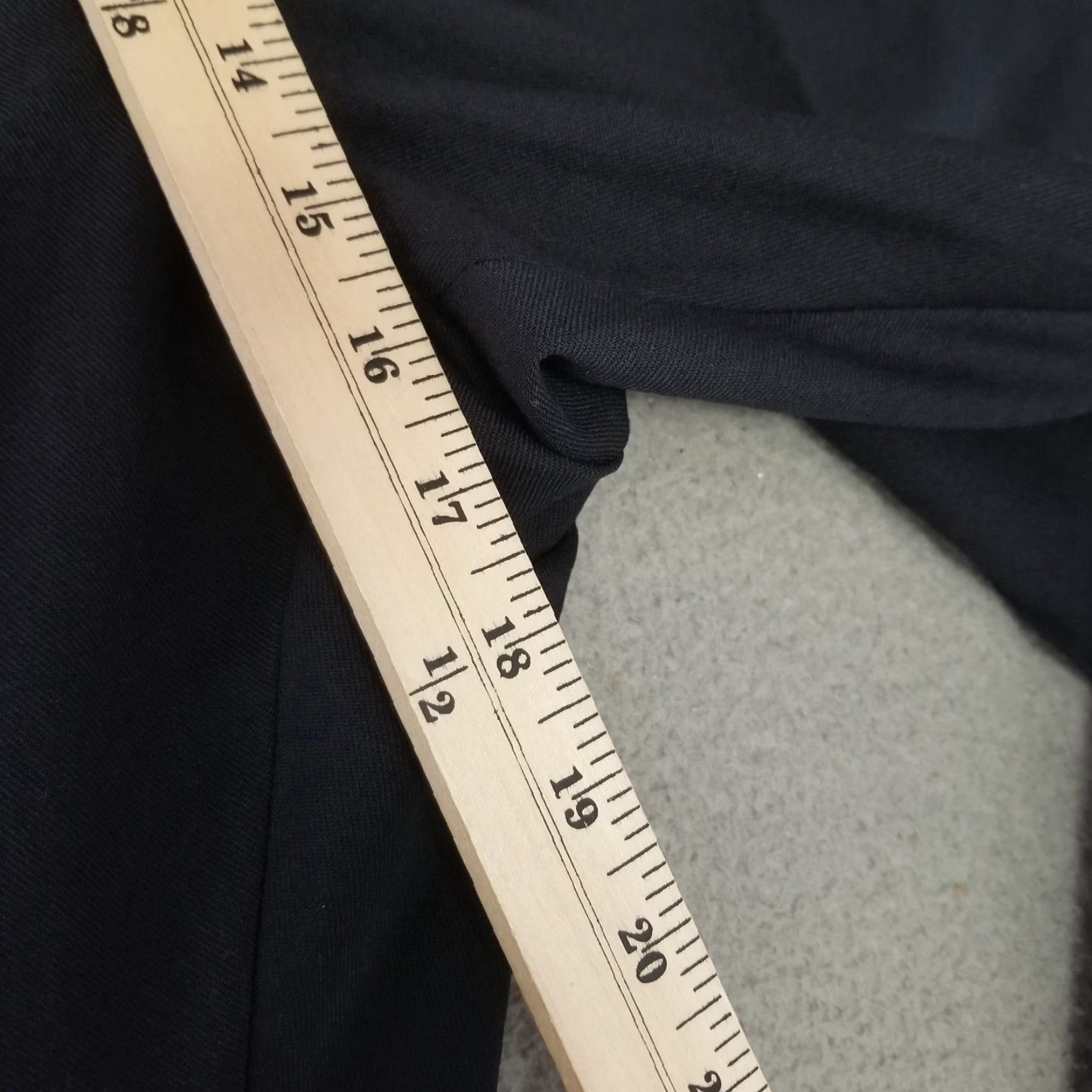 Vintage Horace Small Horace Pants Mens 52x28 Navy Work Pants Flat Front Slacks Blue Police EMT Firefighter Uniform Slacks MPN TA2286 Size US 36 / EU 52 - 5 Thumbnail