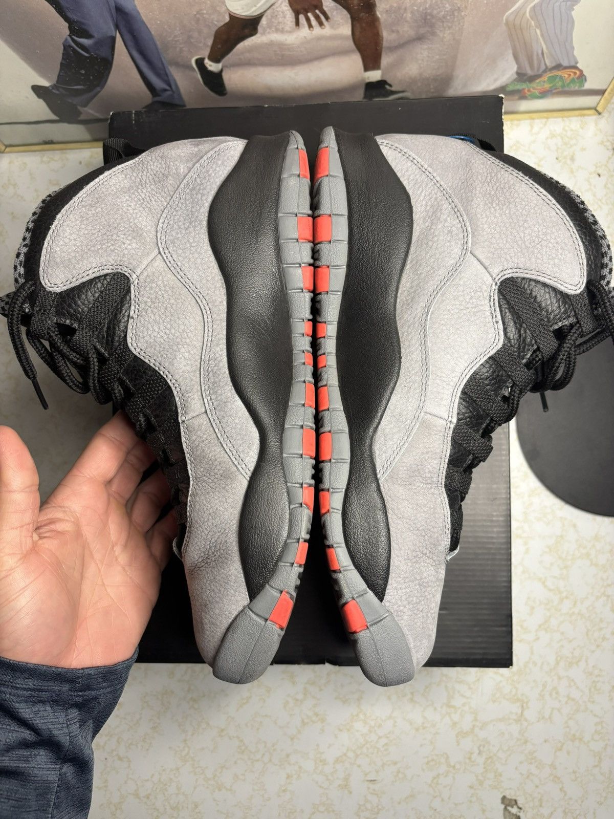 Jordan Brand Air Jordan 10 Retro Cool Grey Size US 10 / EU 43 - 3 Thumbnail