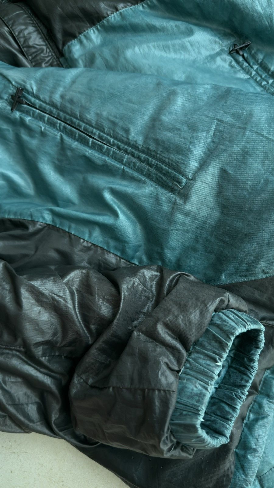 Isaora Isaora Garment Dyed Green Blue Reversible Jacket Size US M / EU 48-50 / 2 - 12 Thumbnail