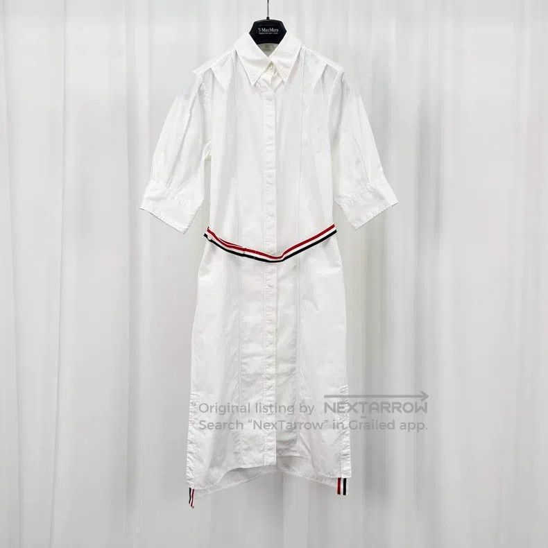 Thom Browne Thom Browne Colorful Belted Shirt Dress Size S / US 4 / IT 40 - 1 Thumbnail