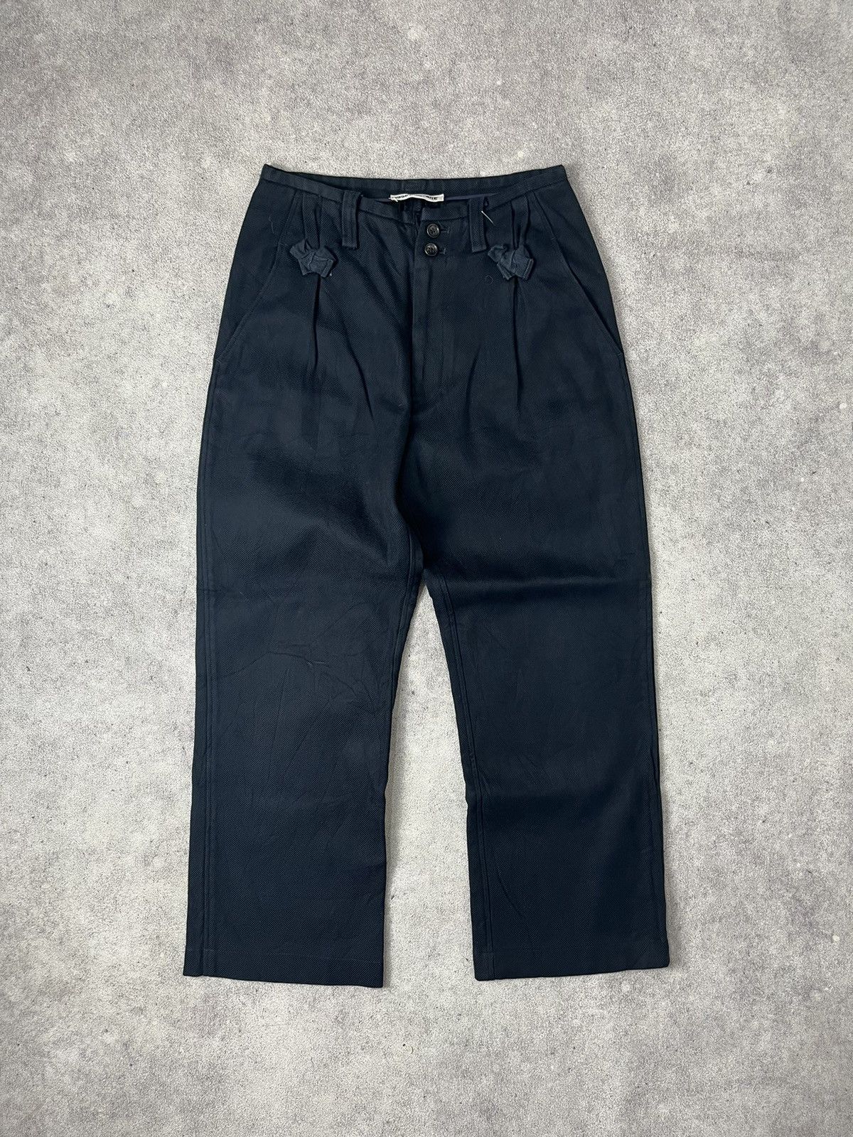 Hysteric Glamour × Issey Miyake × Japanese Brand Issey miyake trouser pants navy Size US 32 / EU 48 - 1 Thumbnail