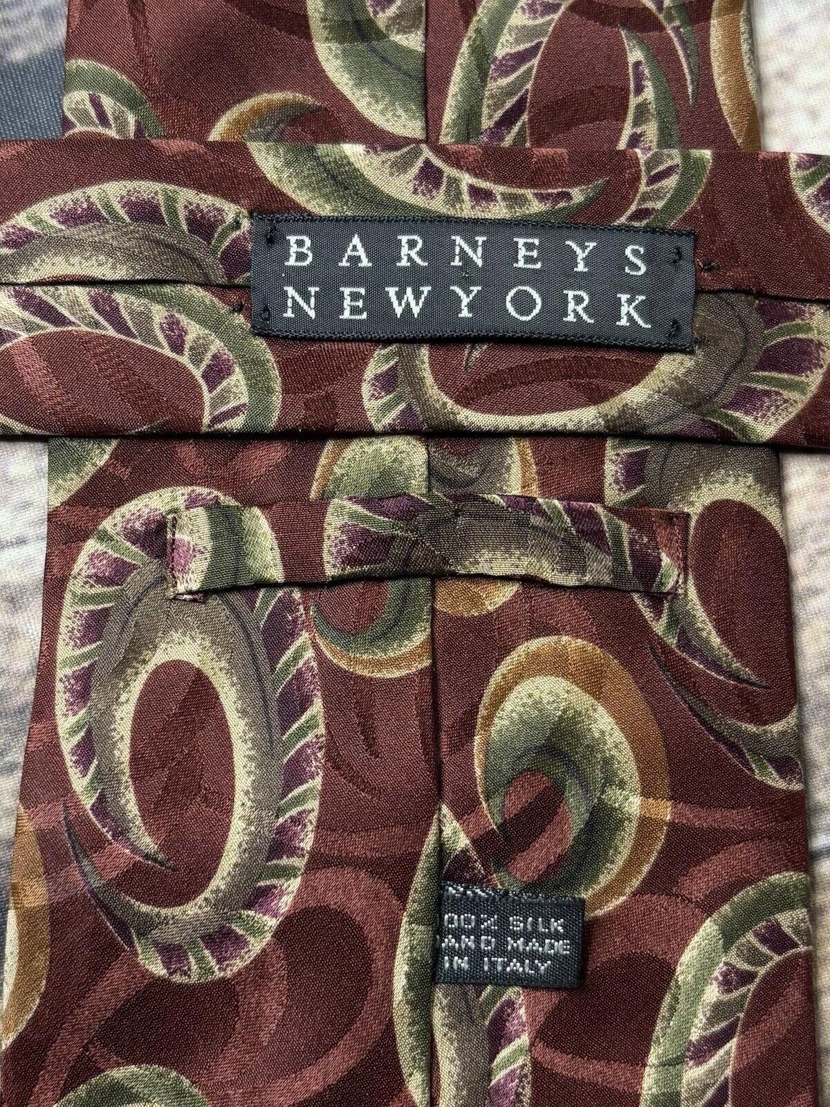 Barneys New York VTG Barneys New York Mens Silk Neck Tie Italy Made Size ONE SIZE - 3 Thumbnail