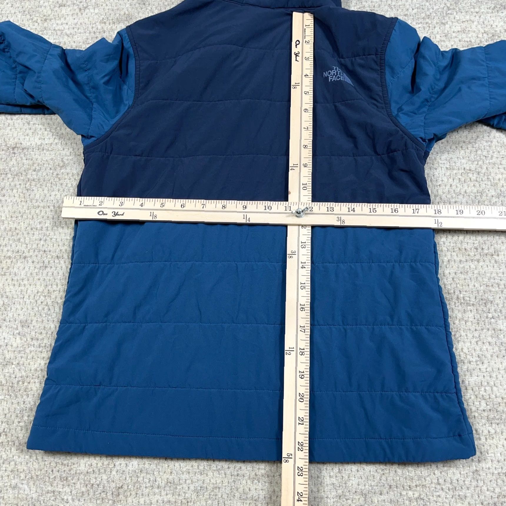 The North Face The North Face Jacket Women S Blue Pullover Anorak Snap T Lightweight Puffer Full Zip Mid-Length Long Sleeve Geometric All Seasons Regular Fit Womens Size S / US 4 / IT 40 - 6 Thumbnail