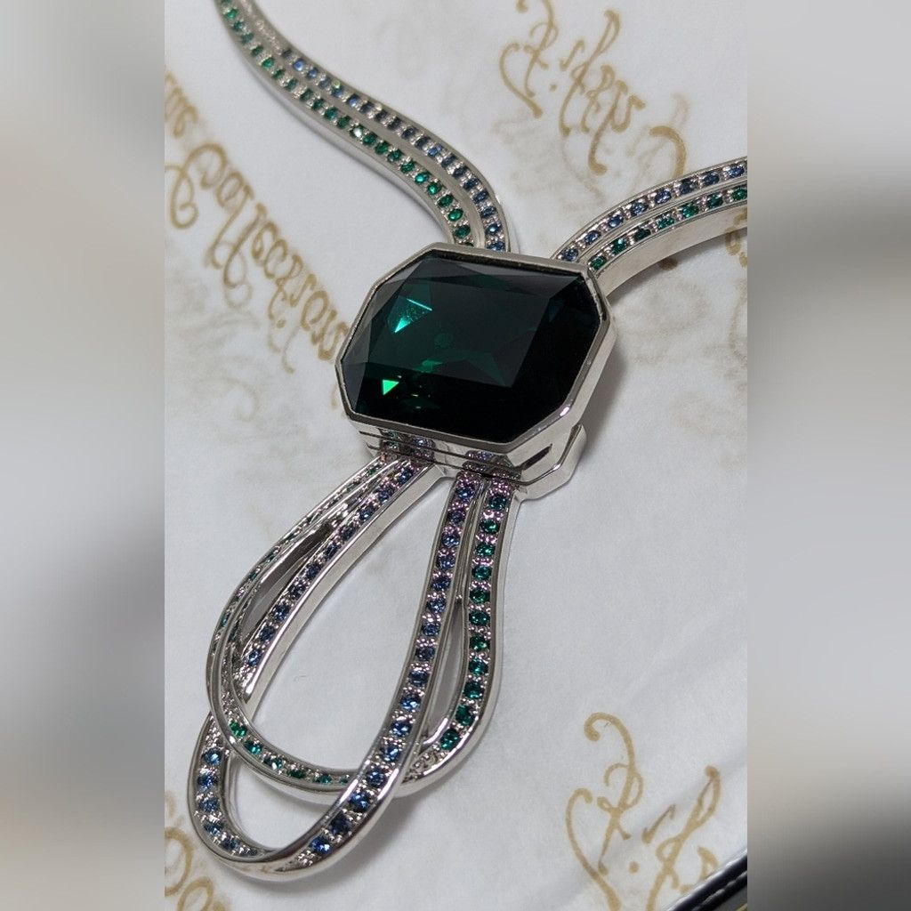 Other Fifth Avenue Collection Swarovski Emerald Crystals Necklace Size ONE SIZE - 9 Thumbnail