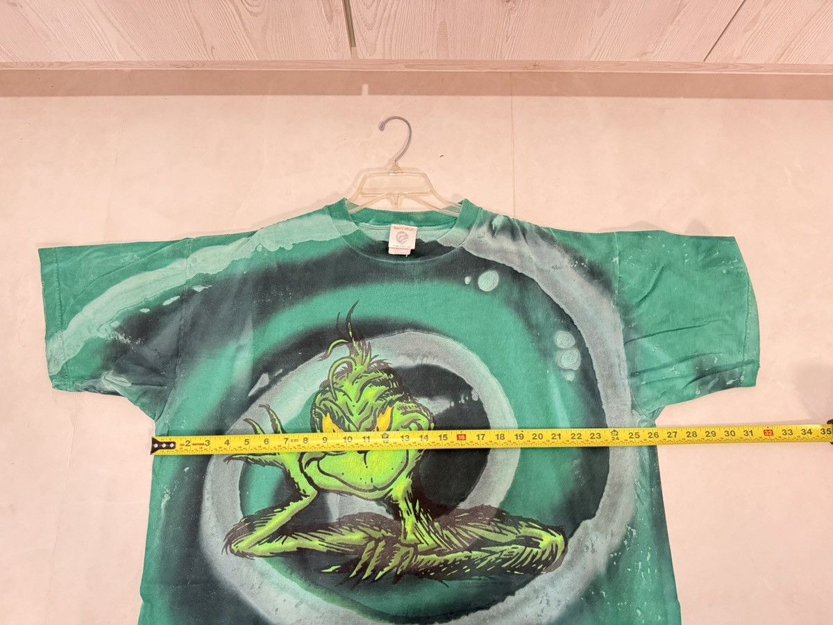 Vintage The Grinch T Shirt 1990's Dr. Suess All Over Print Green Tie Size US XL / EU 56 / 4 - 5 Thumbnail