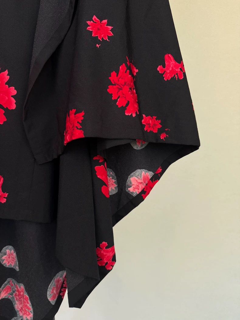 Yohji Yamamoto Yohji Yamamoto size 1 Peony half skirt Size 24" / US 00 / IT 34 - 3 Thumbnail