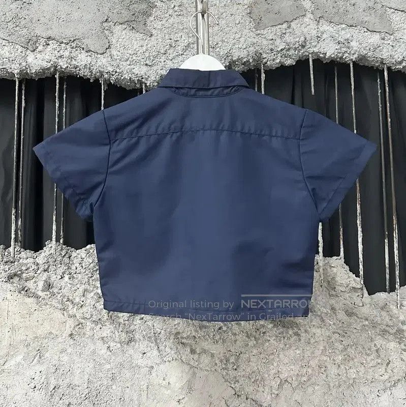 Chrome Hearts Chrome Hearts Casual Summer Blue Crop Shirt . Size XS / US 0-2 / IT 36-38 - 2 Thumbnail