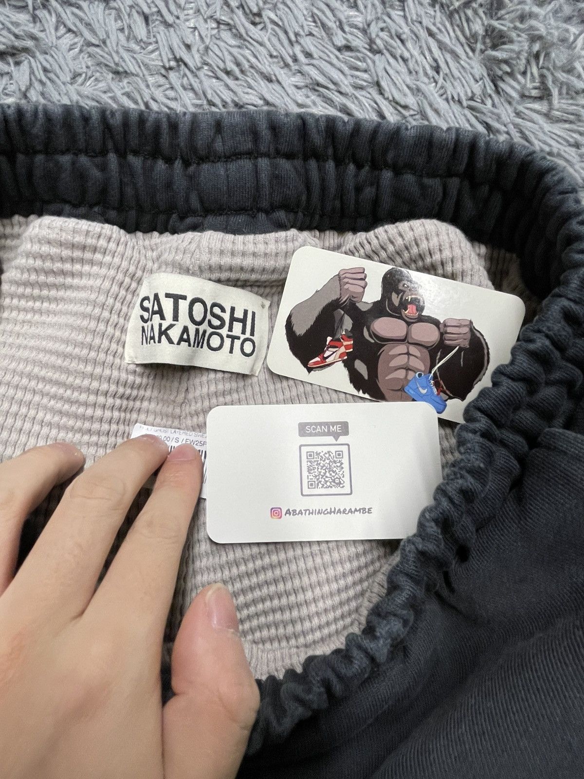 Satoshi Nakamoto Satoshi Nakamoto Holy Ghost Layered Sweatpants Size US 30 / EU 46 - 4 Thumbnail