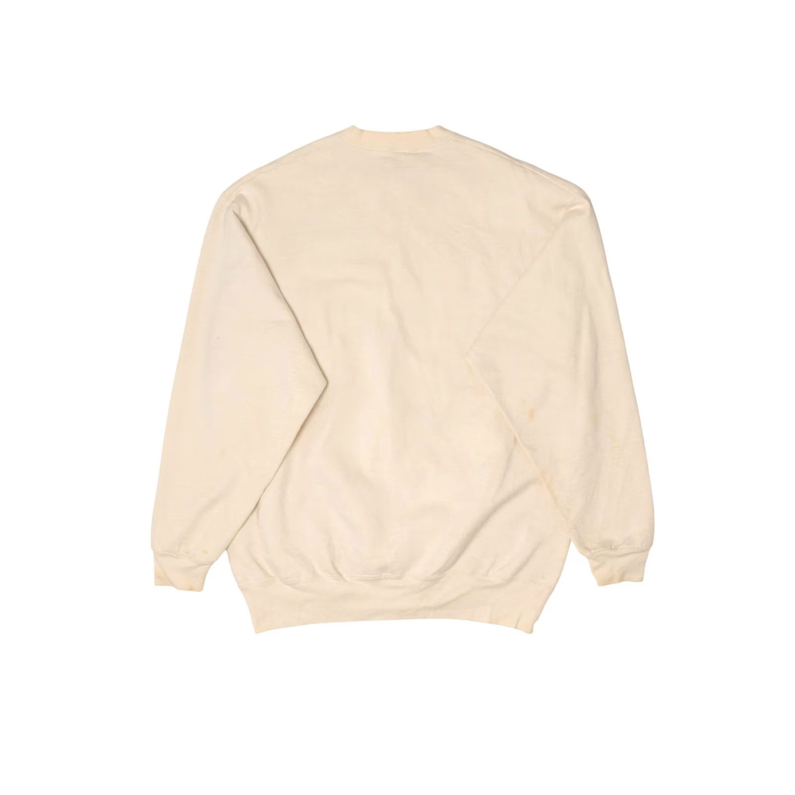 Fruit Of The Loom VINTAGE Hummingbirds And Flowers Sweatshirt Fruit of the Loom X-Large Beige 1990s Long Sleeve Cotton / Polyester Mens Womens Boys Girls Size US XL / EU 56 / 4 - 4 Thumbnail