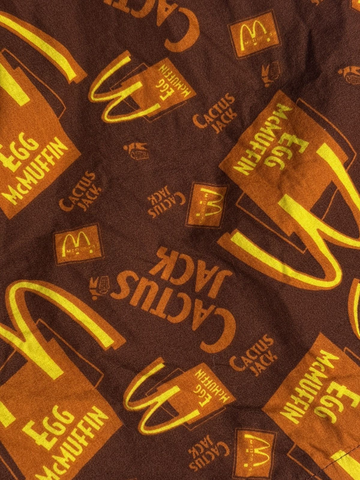 Travis Scott Travis Scott x McDonalds Boxer Shorts Brown [M] PREOWNED Size US 32 / EU 48 - 4 Thumbnail