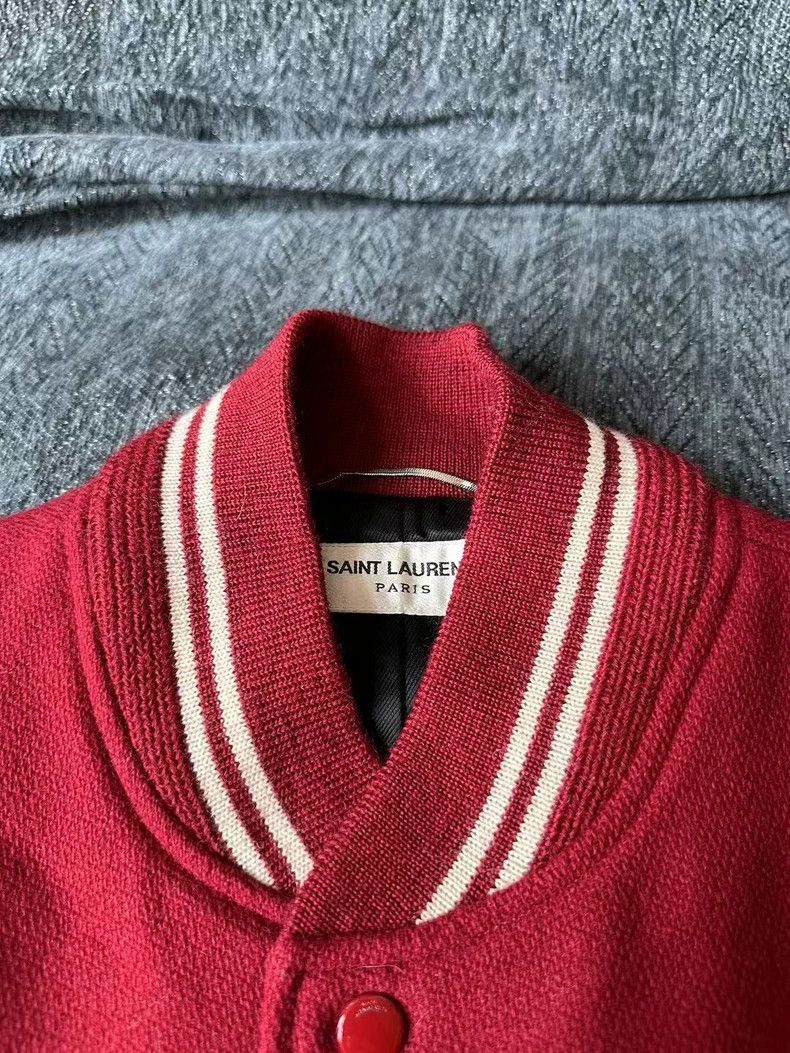 Saint Laurent Paris Saint Laurent Paris red Teddy jacket 2505-Nextarrow Size US M / EU 48-50 / 2 - 3 Thumbnail