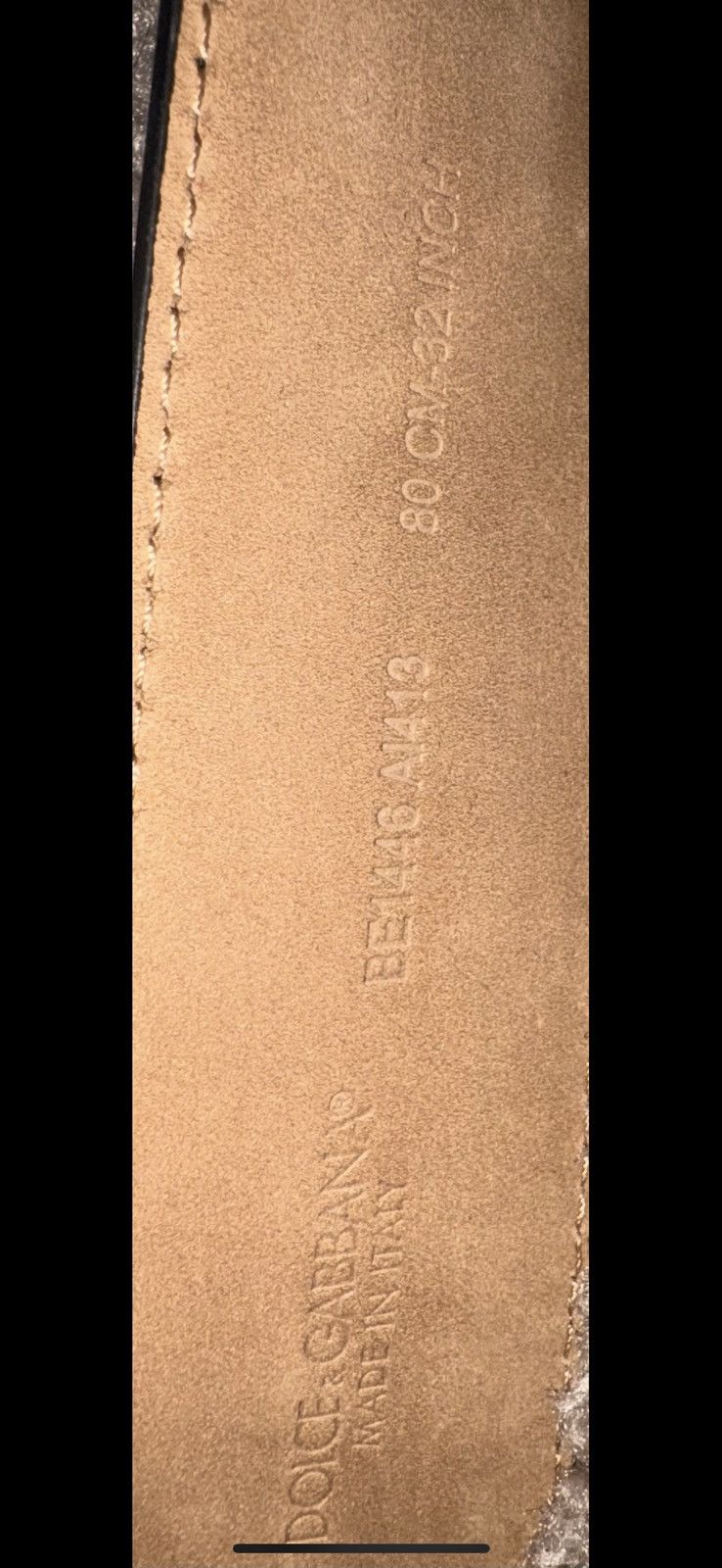 Dolce & Gabbana Dolce & gabbana belt, size 32 Size ONE SIZE - 2 Thumbnail