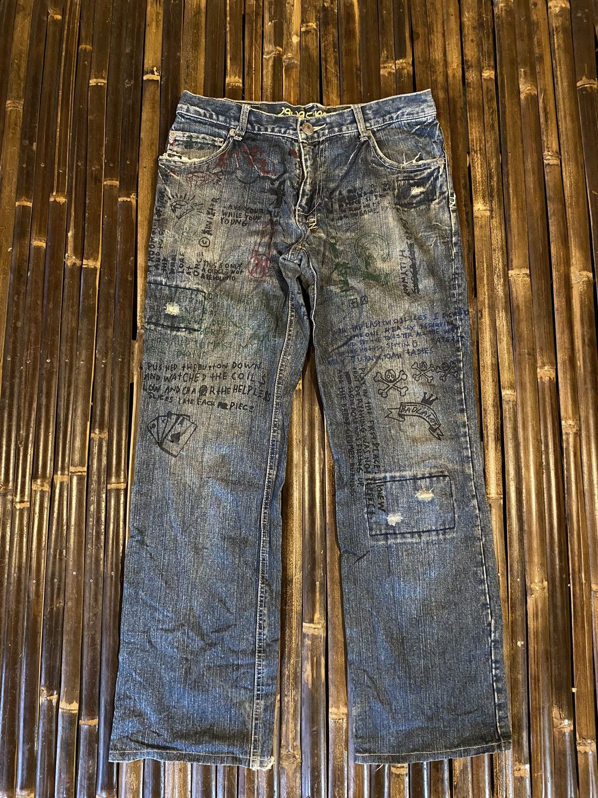 291295 REMAKE DENIM PANTS