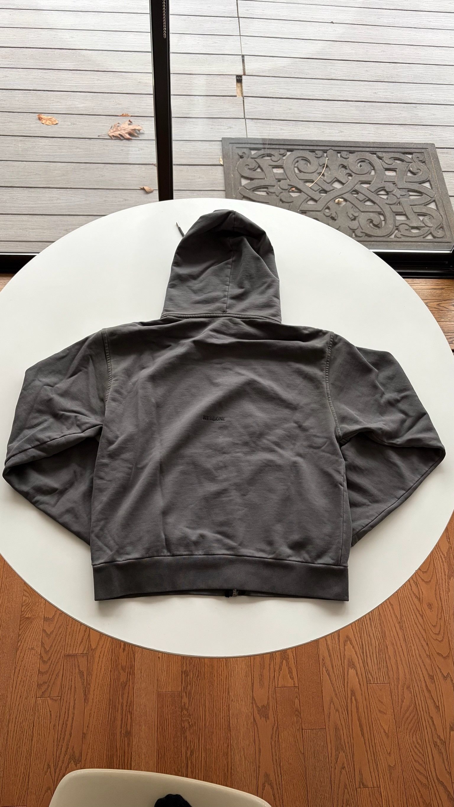 WE11DONE We11done Gray Zip Hoodie Size US M / EU 48-50 / 2 - 6 Thumbnail